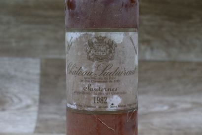 1 bouteille de CHATEAU SUDUIRANT 1982. etiquette...