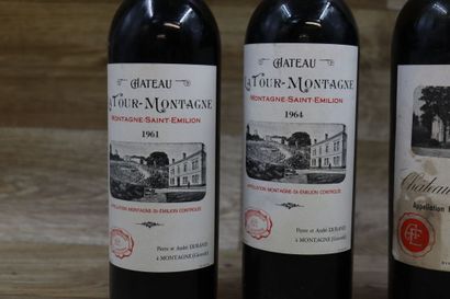 Réunion de 2 bouteilles Château Hanteillan,...