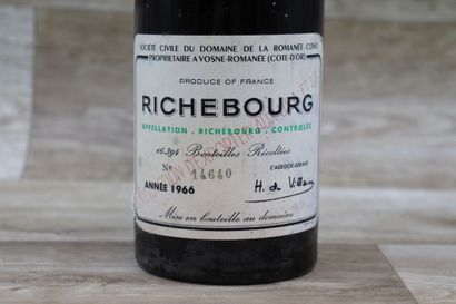 1 Bouteille de RICHEBOURG 1966, DOMAINE DE...