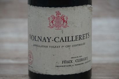 1 bouteille de Volnay Caillerets 1er cru...