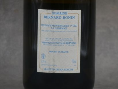 Réunion de 2 bouteilles Puligny Montrachet...