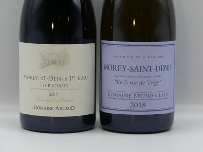 Réunion de deux bouteilles Bourgogne Cote...