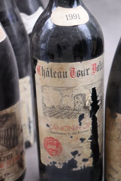 Réunion de 12 bouteilles. 9 bouteilles CUVEE...