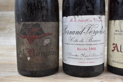 Lot panaché de 5 bouteilles de BOURGOGNE...
