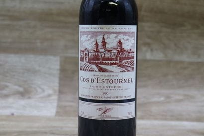 1 Bouteille de SAINT-ESTEPHE 1990, COS D'ESTOURNEL,...