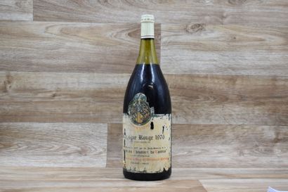 1 Magnum de Bourgogne rouge 1976. Tastevinage....