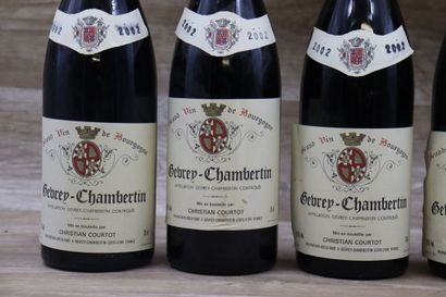 5 Bouteilles de GEVREY-CHAMBERTIN 2002, CHRISTIAN...