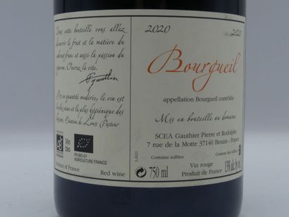 Réunion de deux bouteilles de Bourgueil



1...