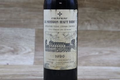 1 Bouteille de GRAVES 1990, LA MISSION HAUT...