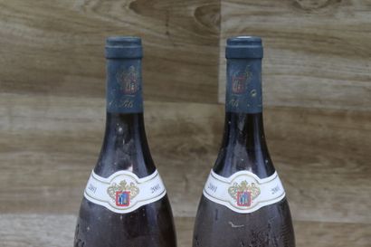 2 bouteilles de CORTON CHARLEMAGNE 2001,...