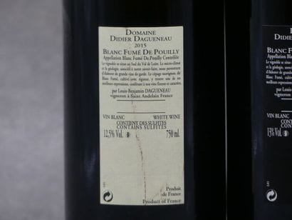 Réunion de 9 bouteilles Pouilly Fumé



1...