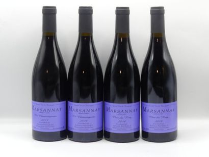 Réunion de 9 bouteilles Marsannay Clos du...