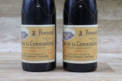 2 Bouteilles de POMMARD 1990, CLOS DE LA...