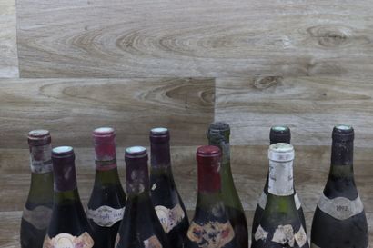 Réunion de 11 bouteilles comprenant :

-...