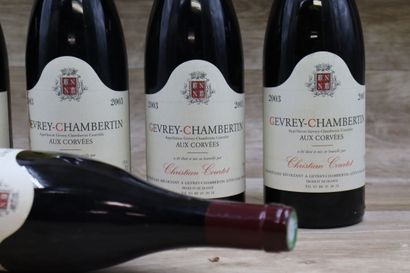 6 Bouteilles de GEVREY-CHAMBERTIN 2003, AUX...