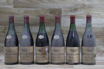 6 bouteilles de MOULIN A VENT, Château des...