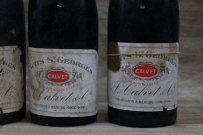 6 bouteilles NUIT SAINT GEORGES, S. Calvet...