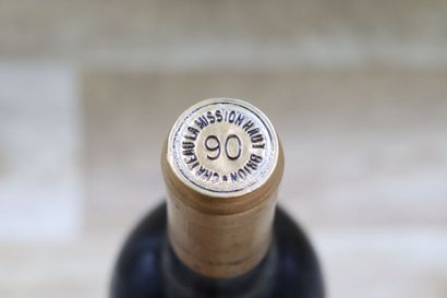 1 Bouteille de GRAVES 1990, LA MISSION HAUT...