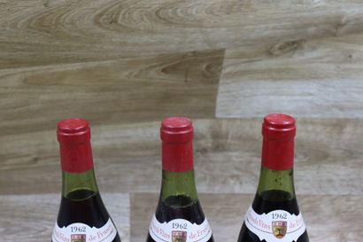 3 bouteilles de Châteauneuf-du-Pape 1962
Réunion...