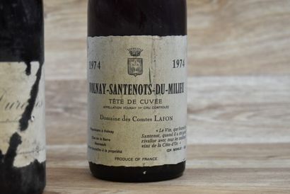 Lot de 3 Bouteille dont : 2 VOLNAY-SANTENOTS-DU-MILIEU...