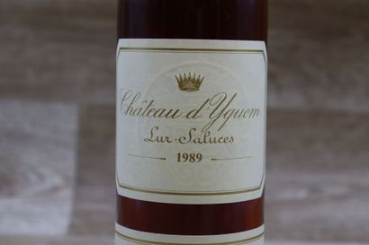 1 Bouteille de SAUTERNES 1989, CHATEAU D'YQUEM,...