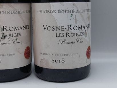 5 Bouteilles VOSNE ROMANEE 1C LES ROUGES...