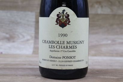1 Bouteille de CHAMBOLLE MUSIGNY 1990, LES...