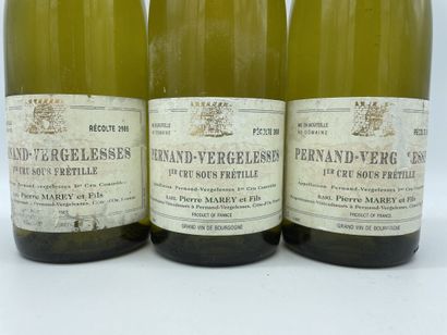 3 bouteilles de Pernand-Vergelesses 1er Cru,...