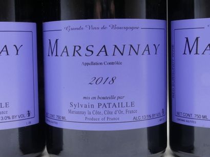 Réunion de 9 bouteilles Marsannay Clos du...