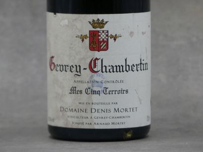 Reunion de 4 bouteilles, Bourgogne Cote de...