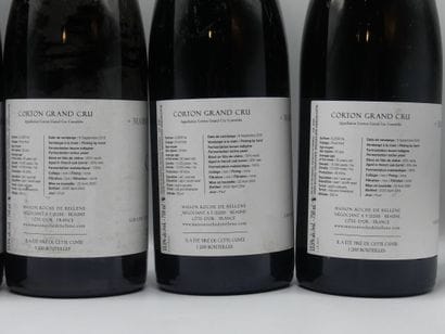 6 Bouteilles CORTON GC ROCHE DE BELLENE,...