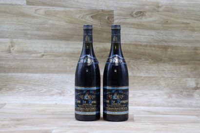 2 Bouteilles de CLOS DE VOUGEOT 1996, GRAND...