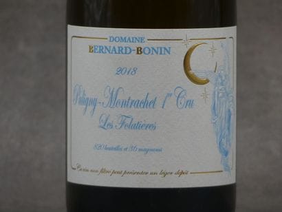 Réunion de 2 bouteilles Puligny Montrachet...