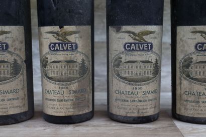 4 bouteilles Château Simard, 1955
Réunion...