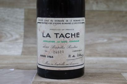 1 Bouteille de LA TACHE 1966, MONOPOLE, DOMAINE...