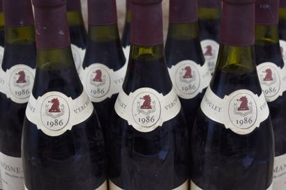 12 bouteilles de VOSNE-ROMANEE 1986, Jaboulet...