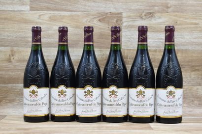 CHATEAUNEUFDU PAPE 1998 
6 bouteilles de...