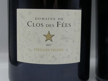 Réunion de 3 bouteilles Cotes du Roussillon...