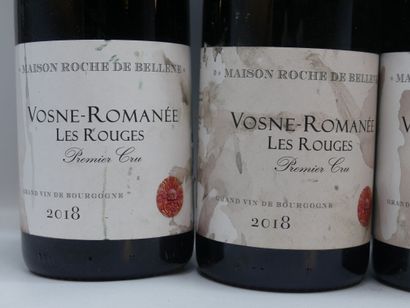 5 Bouteilles VOSNE ROMANEE 1C LES ROUGES...