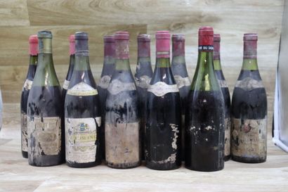 Lot de 12 bouteilles comprenant : 

- 2 bouteilles...
