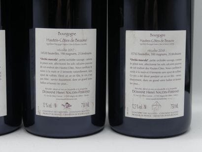 Réunion de 7 bouteilles Hautes Cotes de Beaune...