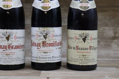 Lot de 5 Bouteilles DOMAINE JESSIAUME PERE...