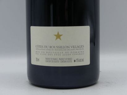 Réunion de 3 bouteilles Cotes du Roussillon...