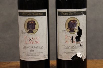 2 bouteilles de Chianti Ai Mori 1997 rouge,...