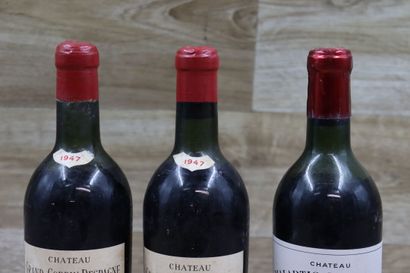 Lot panaché. 2 bouteilles CHATEAU GRAND-CORBIN-D'ESPAGNE...