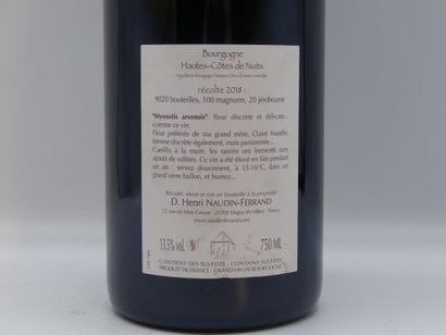 Réunion de 7 bouteilles Hautes Cotes de Beaune...