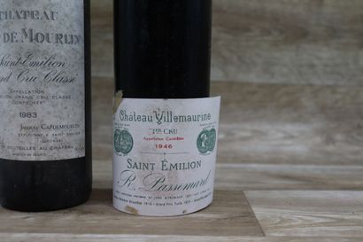 1 bouteille Château Cap De Mourlin 1983/1...