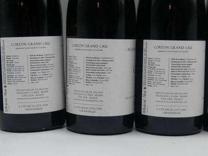 6 Bouteilles CORTON GC ROCHE DE BELLENE,...