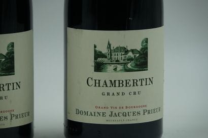 3 bouteilles de Chambertin Grand Cru 2013...