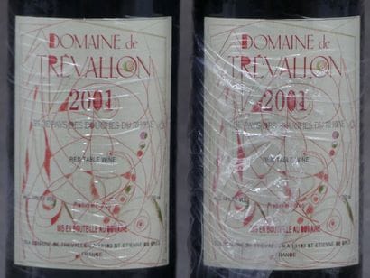 3 Bouteilles BOUCHES DU RHONE TREVALLON 	ROUGE	2001



VENTE...